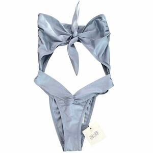 Kai Lani blue one piece swimwear size L New NWT